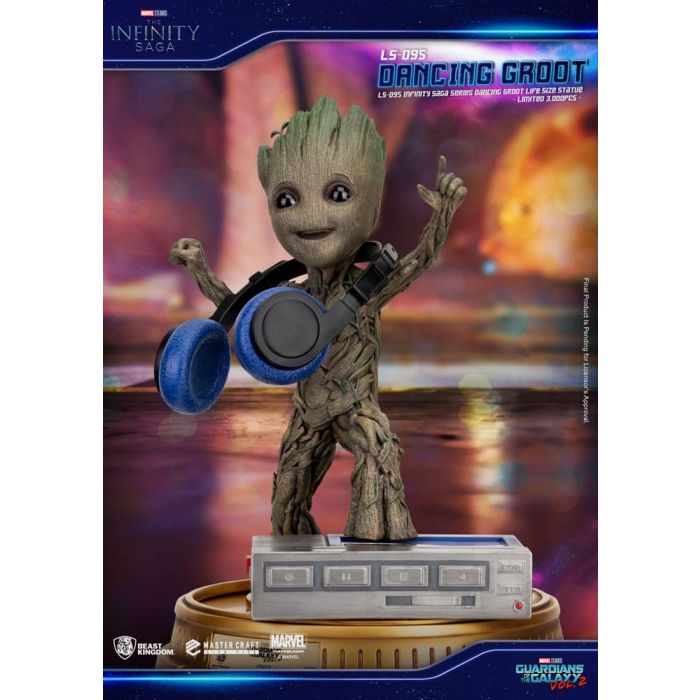 Guardians of the Galaxy 2 Life-Size Statue Dancing Groot heo EU Exclusive 32 cm