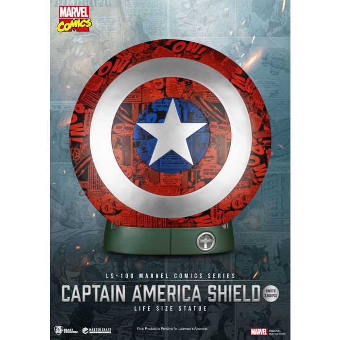 Marvel Comics PVC Captain America Shield Life Size Statue 64 cm