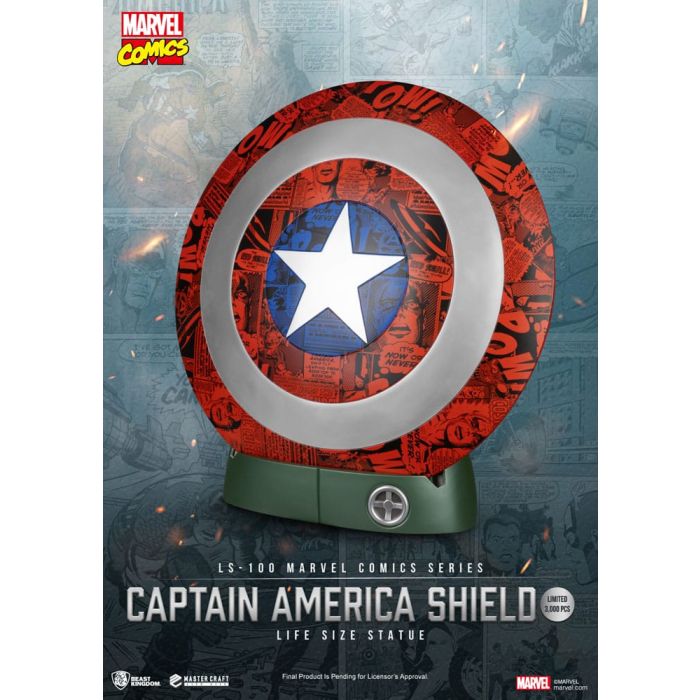 Marvel Comics PVC Captain America Shield Life Size Statue 64 cm