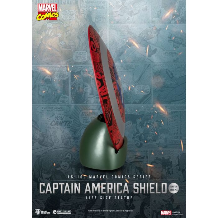 Marvel Comics PVC Captain America Shield Life Size Statue 64 cm