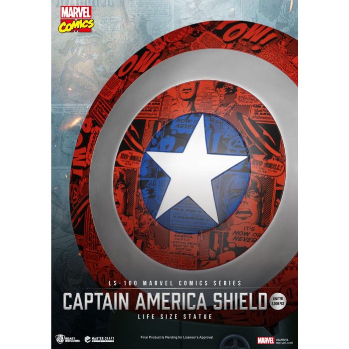 Marvel Comics PVC Captain America Shield Life Size Statue 64 cm