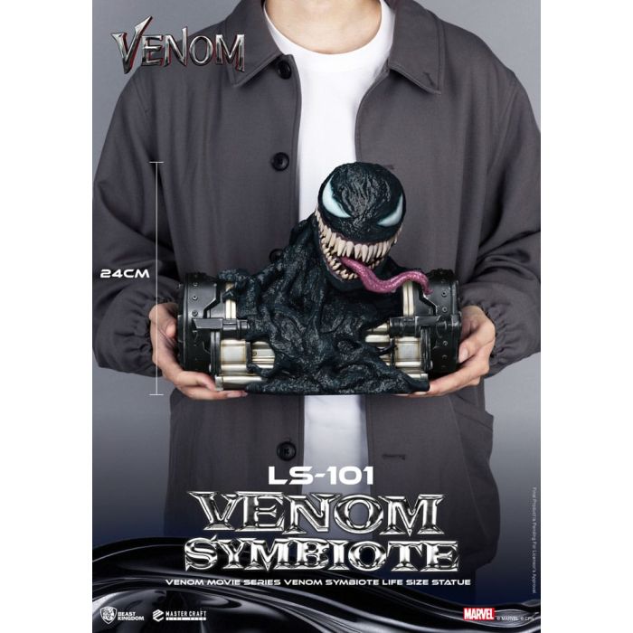Venom Movie Series Life-Size Statue Venom Symbiote 24 cm 