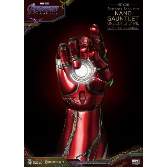Avengers Endgame Master Craft Statue Nano Gauntlet 1/14000605 47 cm