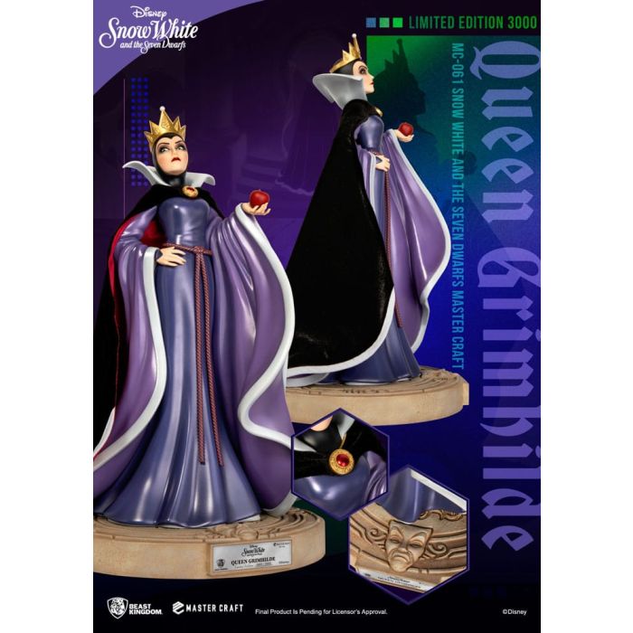 Disney Snow White and the Seven Dwarfs Master Craft Statue Queen Grimhilde 41 cm