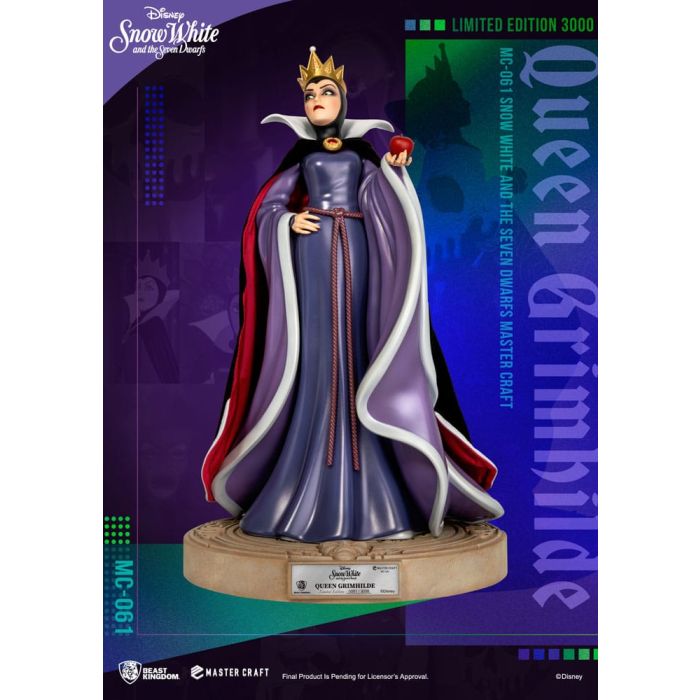 Disney Snow White and the Seven Dwarfs Master Craft Statue Queen Grimhilde 41 cm