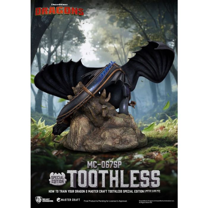 How To Train Your Dragon 2 Master Craft Statue Toothless 38 cm