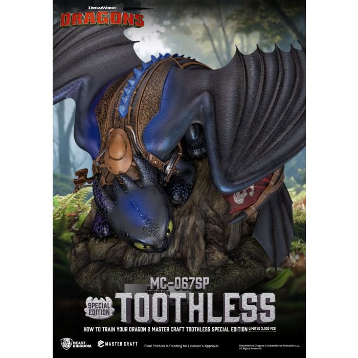 How To Train Your Dragon 2 Master Craft Statue Toothless 38 cm