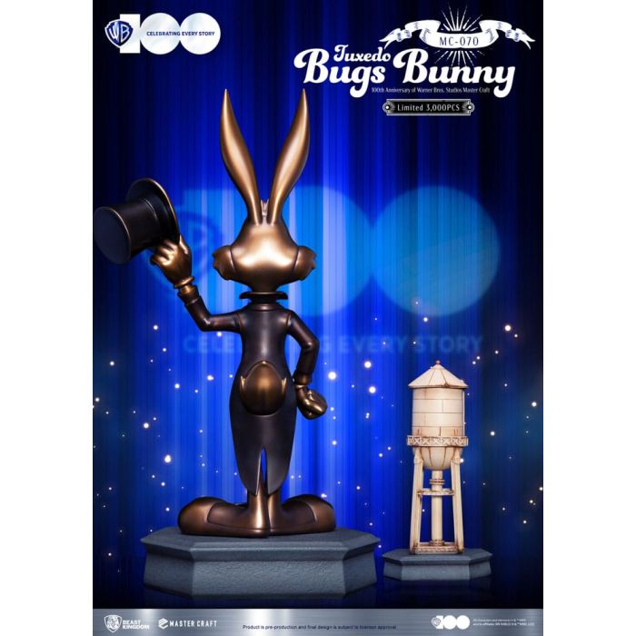 Looney Tunes 100th anniversary of Warner Bros. Studios Master Craft Statue Bugs Bunny 46 cm