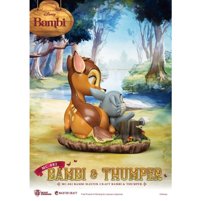 Disney Master Craft Statue Bambi & Thumper 26 cm