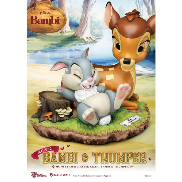 Disney Master Craft Statue Bambi & Thumper 26 cm