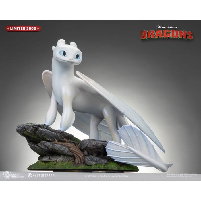 How To Train Your Dragon 3 Master Craft Statue Light Fury 29 cm