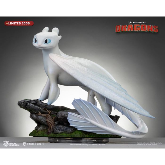 How To Train Your Dragon 3 Master Craft Statue Light Fury 29 cm