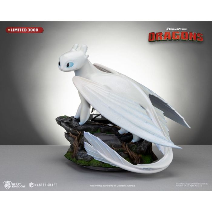 How To Train Your Dragon 3 Master Craft Statue Light Fury 29 cm