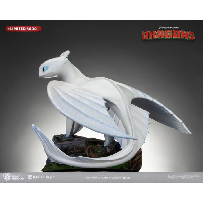 How To Train Your Dragon 3 Master Craft Statue Light Fury 29 cm
