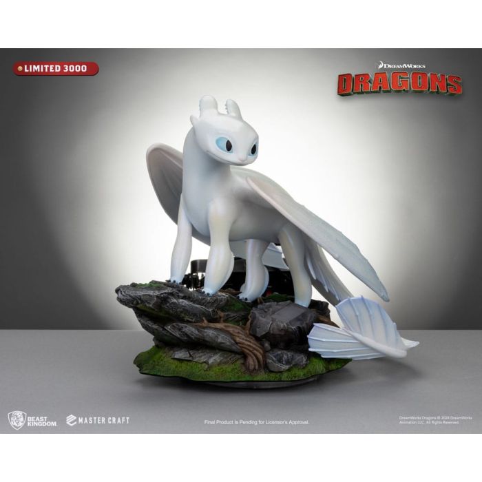 How To Train Your Dragon 3 Master Craft Statue Light Fury 29 cm