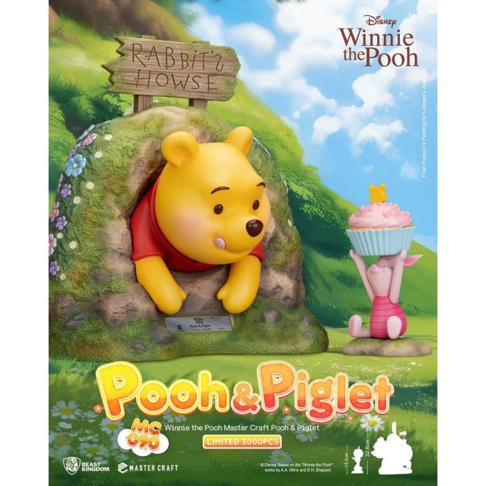 Disney Master Craft Statue Pooh & Piglet 33 cm