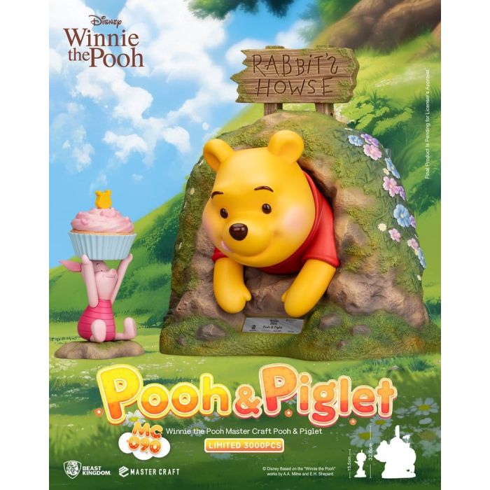 Disney Master Craft Statue Pooh & Piglet 33 cm