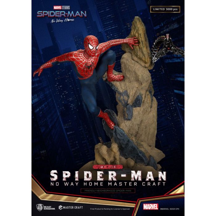 Spider-Man: No Way Home Master Craft Statue Friendly Neighborhood Spider-Man 36 cm