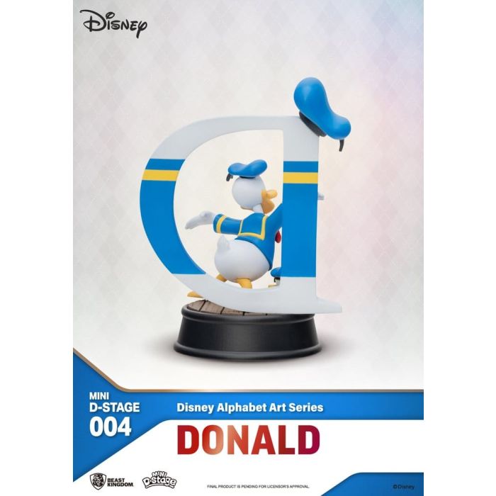 Disney Mini Diorama Stage Statues 6-pack Alphabet Art 10 cm