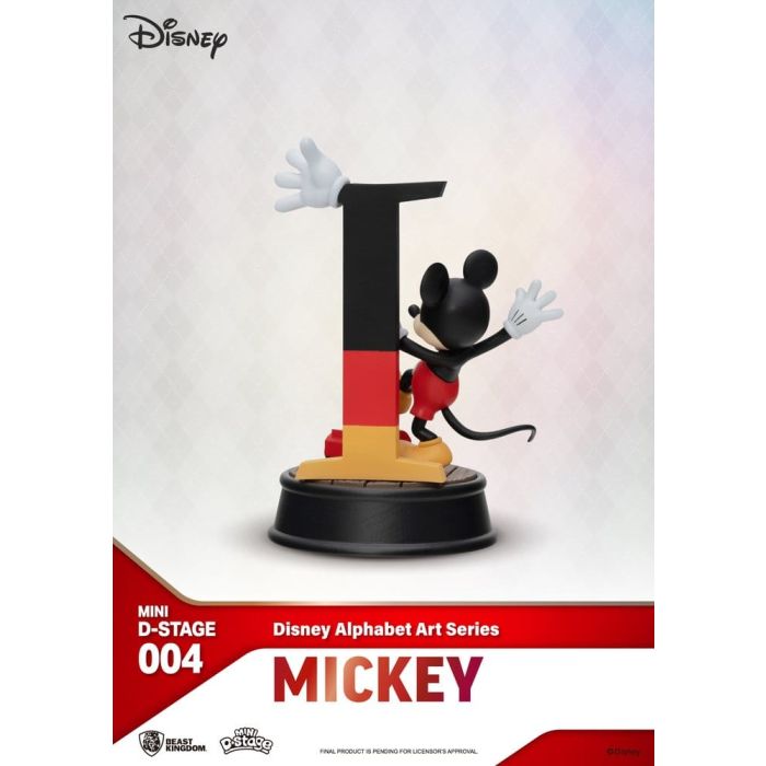 Disney Mini Diorama Stage Statues 6-pack Alphabet Art 10 cm