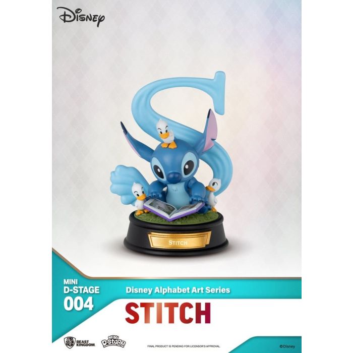 Disney Mini Diorama Stage Statues 6-pack Alphabet Art 10 cm