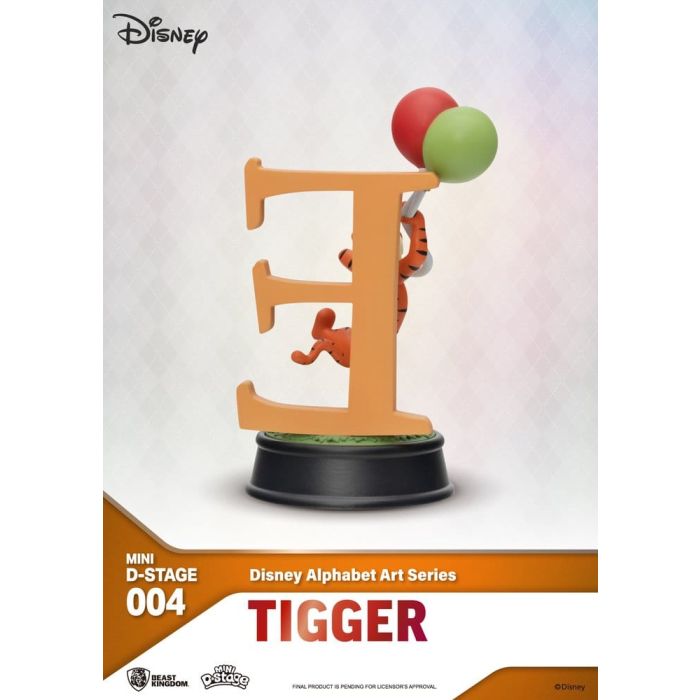Disney Mini Diorama Stage Statues 6-pack Alphabet Art 10 cm