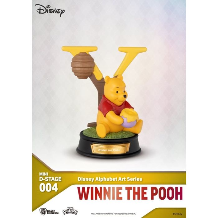 Disney Mini Diorama Stage Statues 6-pack Alphabet Art 10 cm