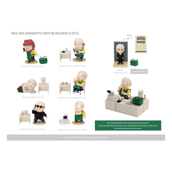 Sakamoto Nichijou Store Series figures Sakamoto Taro Blind Box (6) 