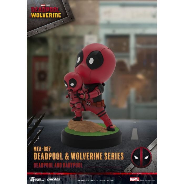 Deadpool 3 Deadpool & Wolverine Series Mini Egg Attack Figures 8 cm  