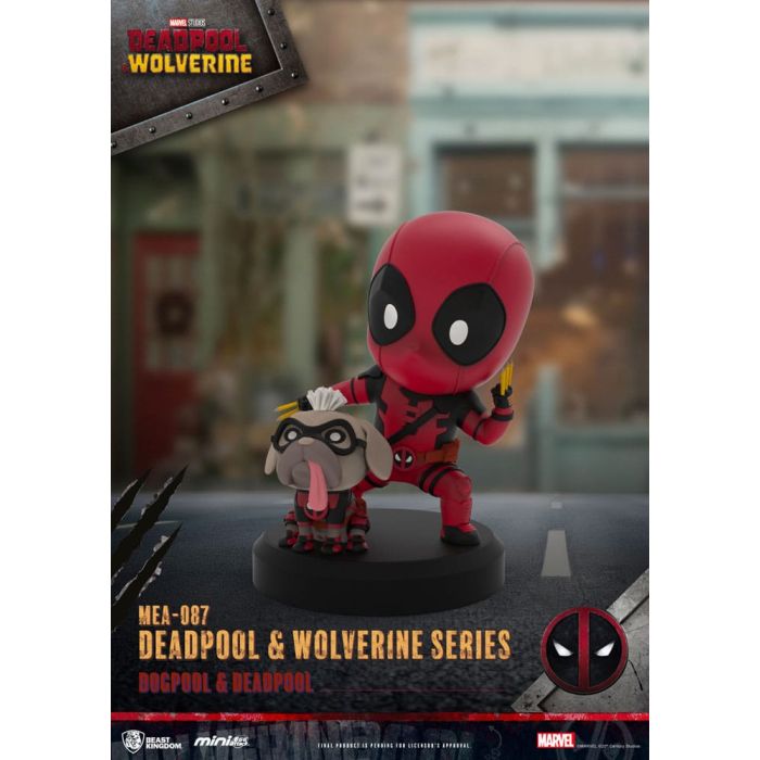Deadpool 3 Deadpool & Wolverine Series Mini Egg Attack Figures 8 cm  