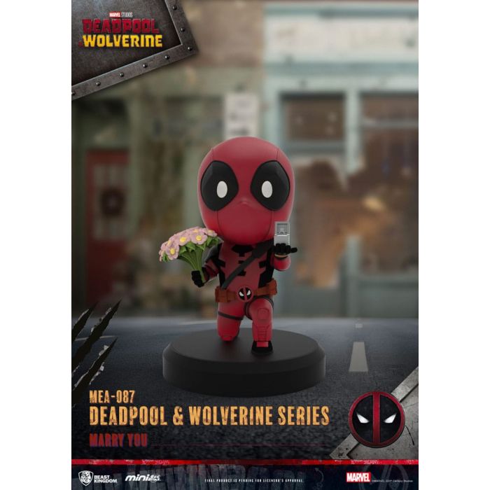 Deadpool 3 Deadpool & Wolverine Series Mini Egg Attack Figures 8 cm  