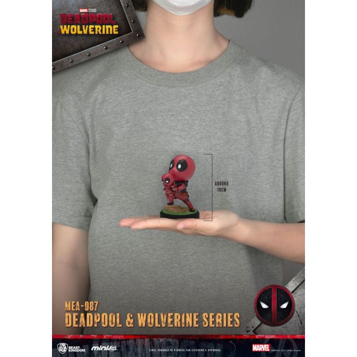 Deadpool 3 Deadpool & Wolverine Series Mini Egg Attack Figures 8 cm  
