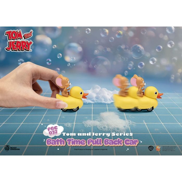 Tom & Jerry Pull Back Cars Bath Time Blind Box 6-Pack 