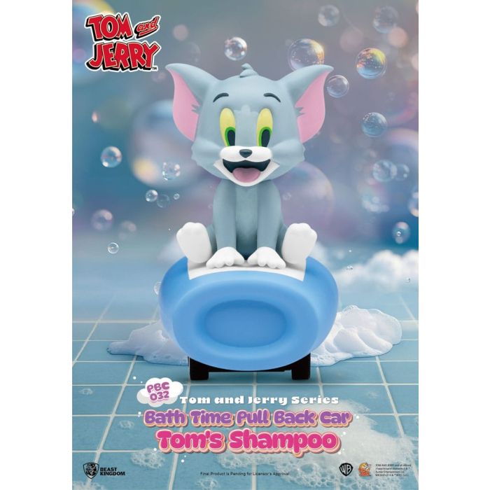 Tom & Jerry Pull Back Cars Bath Time Blind Box 6-Pack 