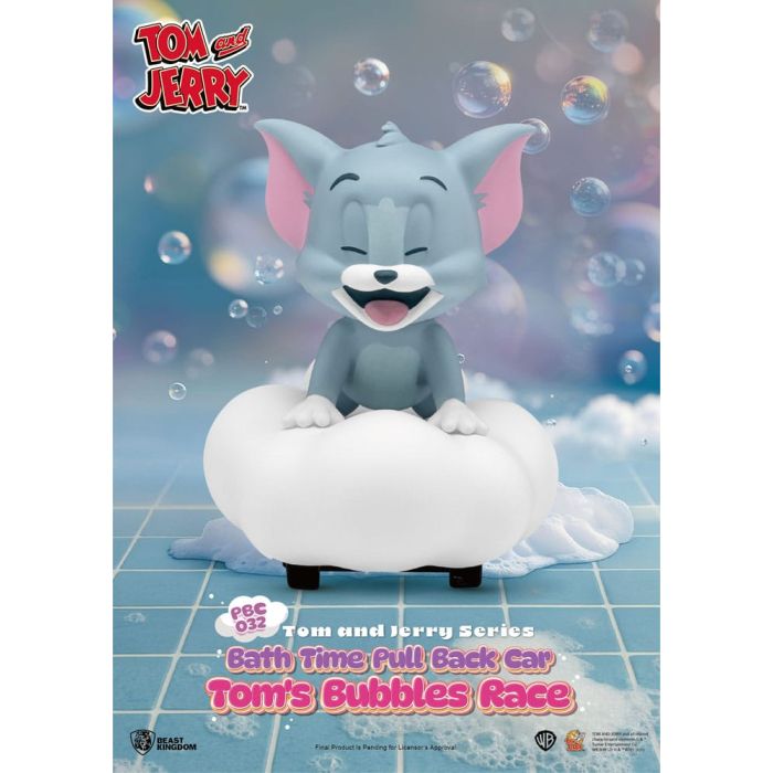 Tom & Jerry Pull Back Cars Bath Time Blind Box 6-Pack 