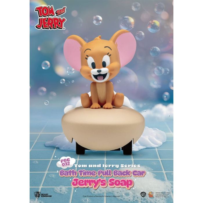 Tom & Jerry Pull Back Cars Bath Time Blind Box 6-Pack 