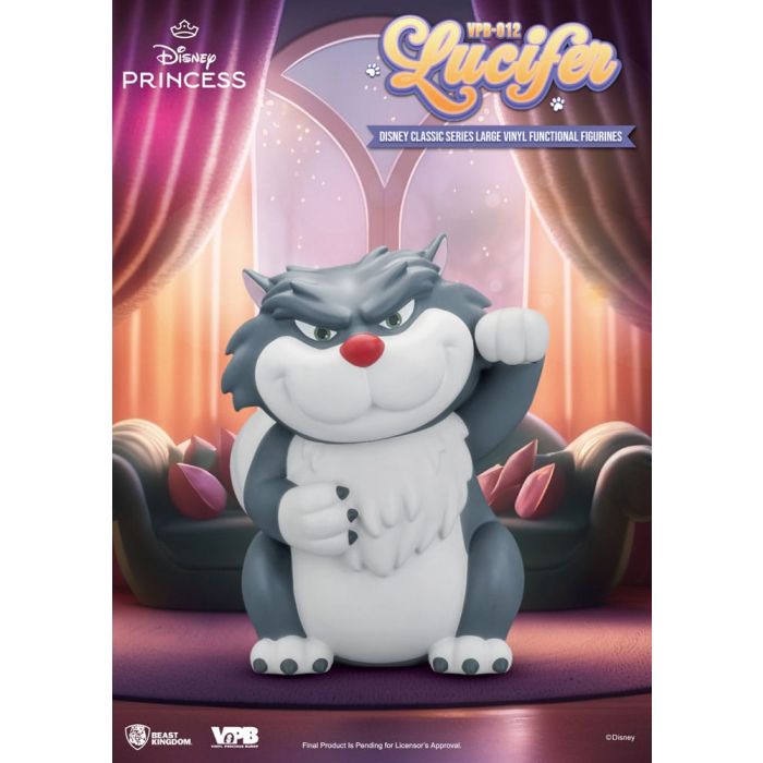 Cinderella Piggy Vinyl Bank Lucifer 33 cm 