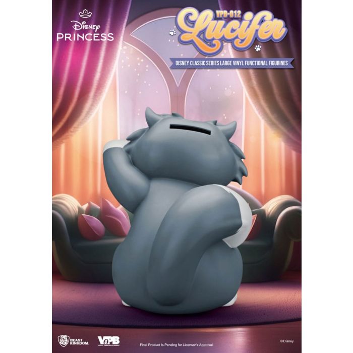 Cinderella Piggy Vinyl Bank Lucifer 33 cm 