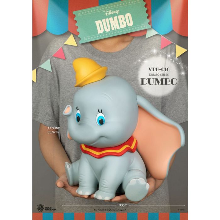 Disney Funktional Figure Vinyl Bank Dumbo 34 cm