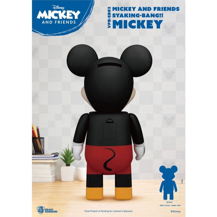 Disney Syaing Bang Vinyl Bank Mickey and Friends Mickey 48 cm