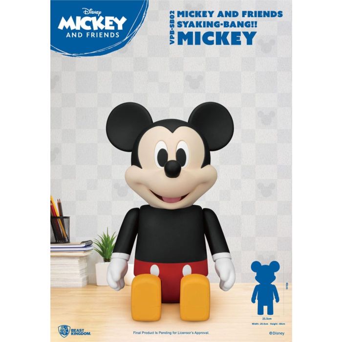 Disney Syaing Bang Vinyl Bank Mickey and Friends Mickey 48 cm