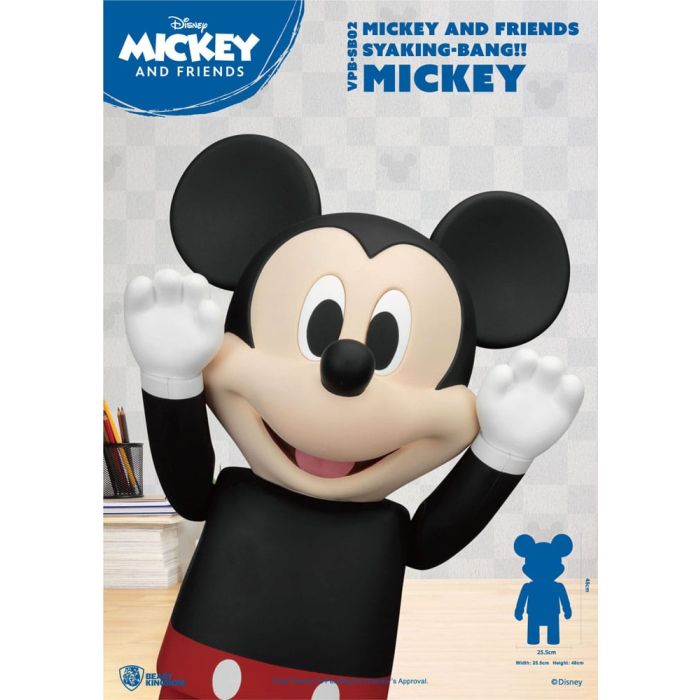 Disney Syaing Bang Vinyl Bank Mickey and Friends Mickey 48 cm