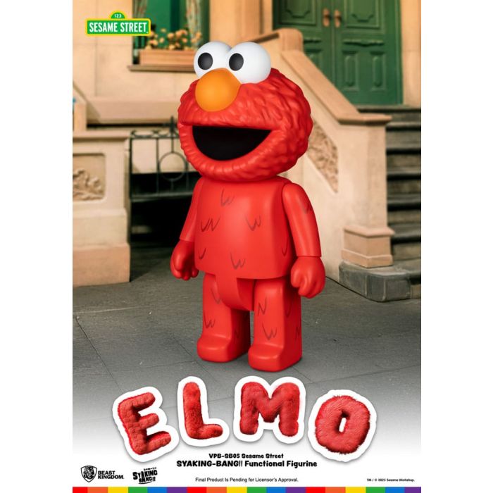 Sesame Street Syaing Bang Vinyl Piggy Bank Elmo 47 cm 