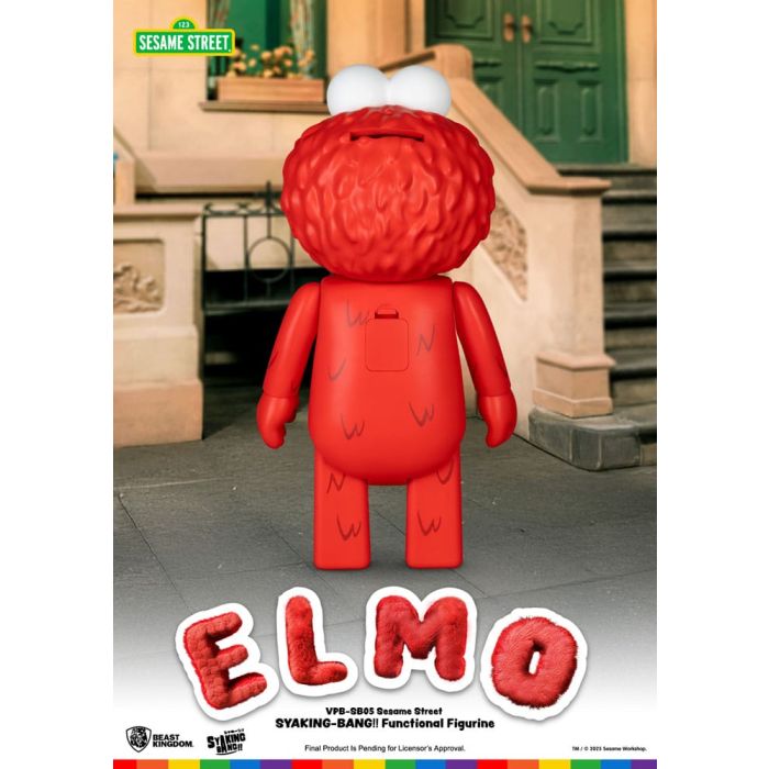 Sesame Street Syaing Bang Vinyl Piggy Bank Elmo 47 cm 