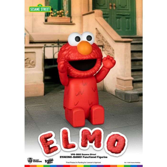 Sesame Street Syaing Bang Vinyl Piggy Bank Elmo 47 cm 