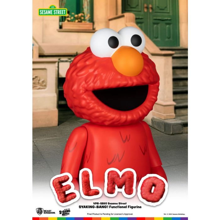 Sesame Street Syaing Bang Vinyl Piggy Bank Elmo 47 cm 