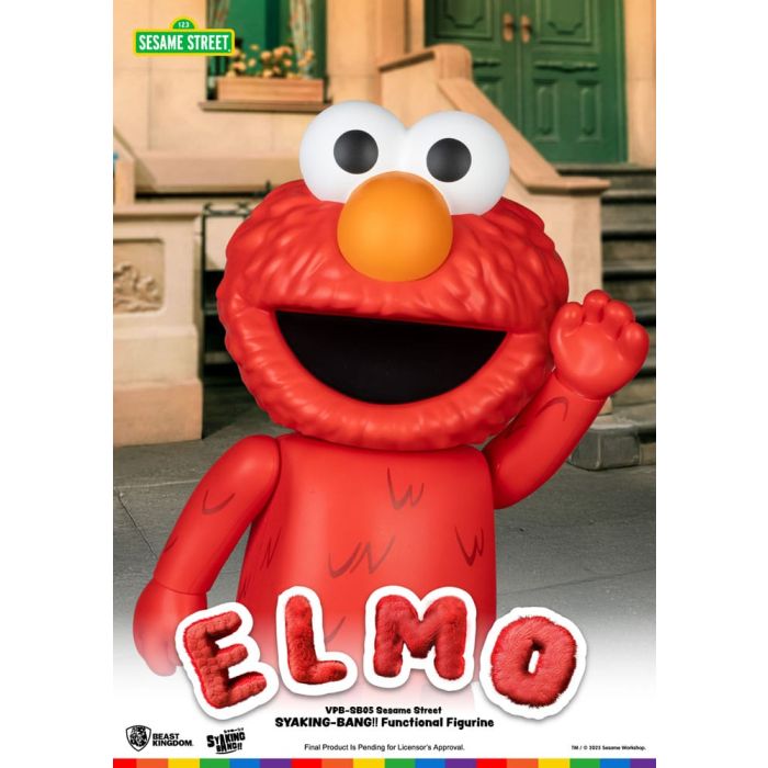 Sesame Street Syaing Bang Vinyl Piggy Bank Elmo 47 cm 