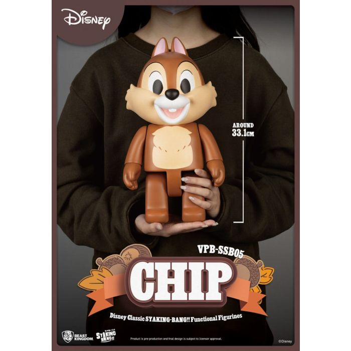 Disney: Classic Chip 'n' Dale Syaking Bang PVC Figur Chip 33 cm