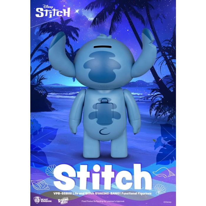Lilo & Stitch Syaking Bang Vinyl Bank Stitch 30 cm