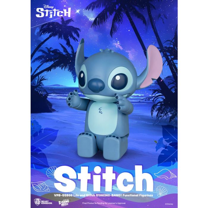 Lilo & Stitch Syaking Bang Vinyl Bank Stitch 30 cm